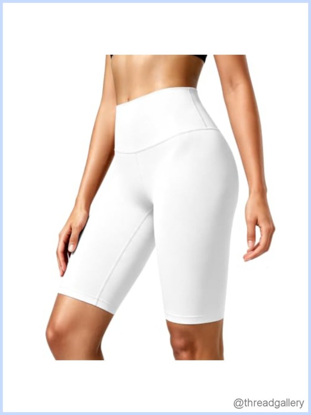 High Waisted Biker Shorts Tummy Control Workout Yoga Compression